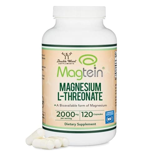 Double Wood Supplements Magtein Magnesium L-Threonate NSF Certified for Daily Use