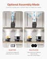 VEVOR 30-Inch Insert Range Hood with Gesture and Touch Controls, 800 CFM