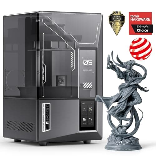 ELEGOO Mars 5 Ultra 9K Compact Desktop Resin 3D Printer with Auto-Leveling
