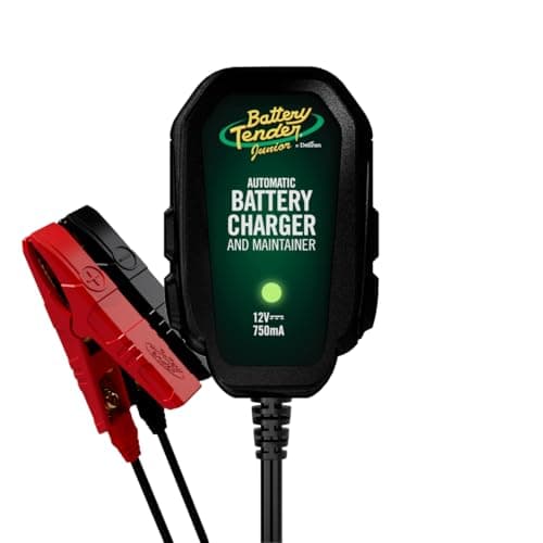 Battery Tender Junior 12V 750mA Automatic Trickle Battery Charger and Long-Term Maintainer
