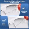 Clirass Non-Electric Round Bidet Toilet Seat with Quiet-Close Lid Design