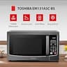 Toshiba EM131A5C-BS Countertop Microwave Oven with Smart Sensor 1.2 Cu Ft