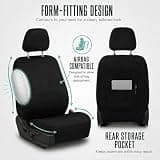 FH Group Universal Washable Cloth Full Seat Covers for SUVs and Sedans