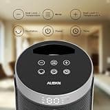 WINHL 1500W Compact Space Heater with 70-Degree Oscillation and Remote