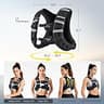 PACEARTH Adjustable Weighted Vest with Reflective Stripes and Mesh Pocket (6-30 lbs)