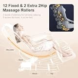 FURNIMAT Zero Gravity Full Body Massage Chair with Smart Touch Controller