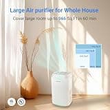 Nuwave OxyPure ZERO Smart Air Purifier with App Control and 6-Fan Speeds