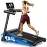 MERACH Double Deck Foldable Treadmill with App Integration and 2.5 HP Motor