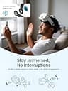 Kawaye Ergonomic Head Strap with 7500mAh Hot-Swap Extended Battery for Meta Quest 3/3S