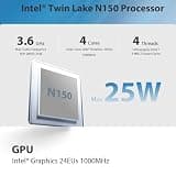 Beelink Mini S13 Desktop Computer, Intel N100 Processor, 16GB RAM, 500GB SSD