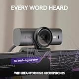 Logitech MX Brio Ultra HD 4K Webcam for Professional High-End Streaming