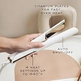 Kristin Ess 3-in-One Titanium Hair Straightener, Curler and Waver Combo