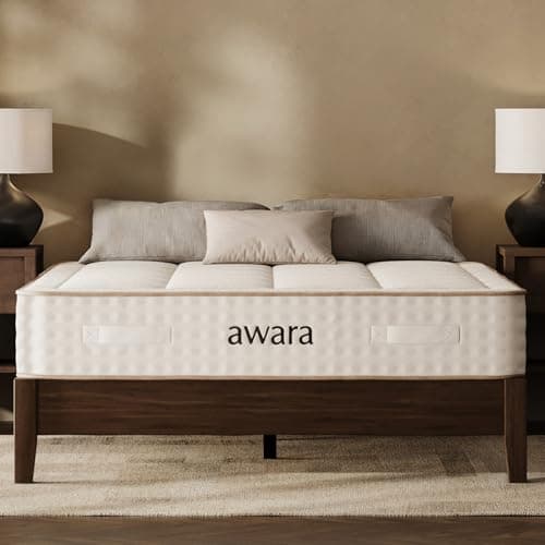 Awara Natural Hybrid 10-Inch Organic Latex and New Zealand Wool Mattress