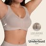 Leonisa Multi-Functional Posture Corrector Wireless Front Closure Sports Bra