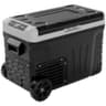 EUHOMY 12 Volt Refrigerator, 37QT Electric Cooler with Integrated Wheels