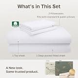California Design Den Luxury 600 Thread Count 100% Cotton Sateen Queen Sheet Set