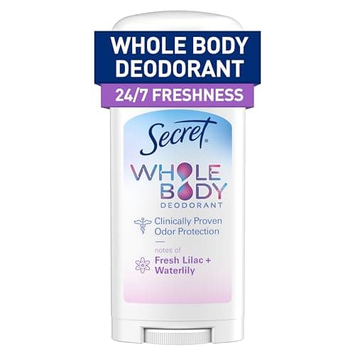Secret Whole Body Aluminum-Free Deodorant Stick Lilac & Waterlily Scent