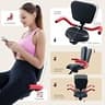 BARWING 5-in-1 Foldable Stationary Exercise Bike with Resistance Bands