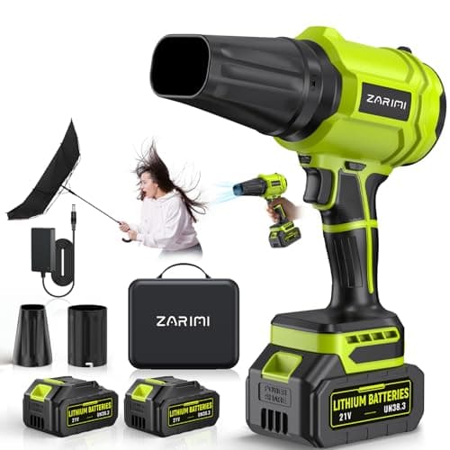 YUQUESEN 21V Cordless Ultra-Lightweight Leaf Blower with Precision Nozzle