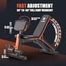 XChief Foldable Adjustable Weight Bench with Leg Extension and Preacher