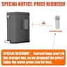 Organizelink 3.2-Gallon Stainless Steel Outdoor Trash Can with Bag Dispenser