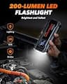 WOLFBOX 4000A Portable Lithium Car Battery Jump Starter and 88.8Wh Power Bank with USB-C