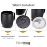 Nextmug Self-Heating Temperature Control Coffee Mug with Coaster, 14oz Capacity