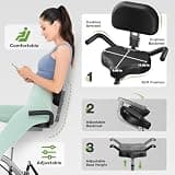 Goimu 5-in-1 Foldable Stationary Exercise Bike with Enhanced Cushioning