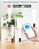 AERZY 18L Smart Ultrasonic Dual Mist Tower Humidifier for Large Spaces