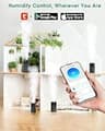 AERZY 18L Smart Ultrasonic Dual Mist Tower Humidifier for Large Spaces