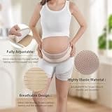 POXXU Adjustable Double Support Maternity Belly Band with Compression