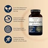 Naturebell Pure Magnesium Glycinate 500mg Chelated 240 Veggie Capsules