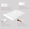 Hombys Ultra Thin Flat 2.5-Inch 3D Microfiber Machine Washable Pillow