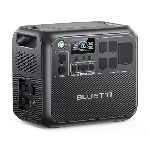 BLUETTI AC200L Portable Power Station - 2048Wh Capacity, 2400W Output