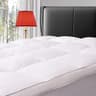 ELEMUSE Extra Thick Fusion Goose Down & Feather Mattress Topper, 400-TC