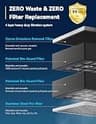 Nuwave OxyPure Zero Plus Smart Air Purifier, Large 3210 Sq Ft Coverage