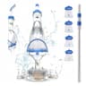 Consciot Handheld Rechargeable Pool Vacuum with Transparent Head and 500-Mesh Filter