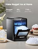 Euhomy Smart App-Controlled Countertop Nugget Ice Maker, 40 lbs Capacity