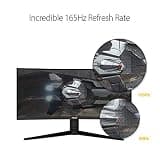 ASUS TUF Gaming VG34VQL1B 34-Inch WQHD 165Hz 1ms Curved Monitor with USB Hub