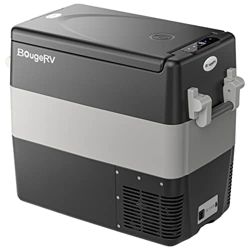 BougeRV 12V Portable Refrigerator Fridge Freezer 53 Quart Electric Cooler