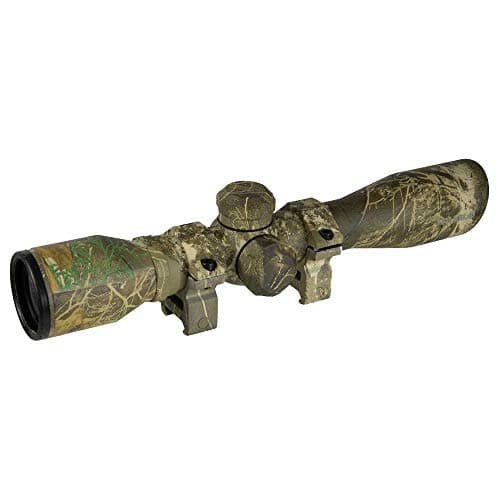 TRUGLO 4x32mm Compact Fixed-Power Crossbow Scope with Realtree Camo Finish