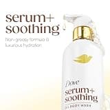 Dove Serum+ Shower Oil Body Wash with Glycerin Serum and Sweet Almond Oil