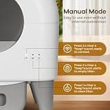 Fumoi Automatic Self-Cleaning Litter Box with 15L Waste Drawer Storage