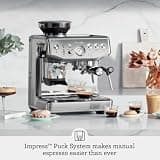 Breville Barista Express Impress BES876BSS Espresso Machine with Auto Dosing