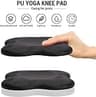 Zealtop Extra Thick PU Foam Yoga Knee Pads 2-Pack for Home Workouts and Pilates