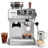 Grindora Espresso Machine with Grinder, Timer Dosing & PID Temp Control