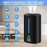 Coolfiqu 6L Top Fill Warm and Cool Mist Humidifier with Essential Oil Tray