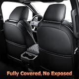 Carlimeki Tailored Leather Double Cab Seat Covers for 4th Gen Toyota Tacoma
