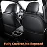 Carlimeki Tailored Leather Double Cab Seat Covers for 4th Gen Toyota Tacoma