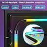 LightingWill TV LED Backlight Kit with 3-Port 4K HDMI 2.0 Sync Box (50-65")